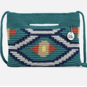 The Sak Limited Edition Crossbody Clutch Crochet Back to Bali Signed